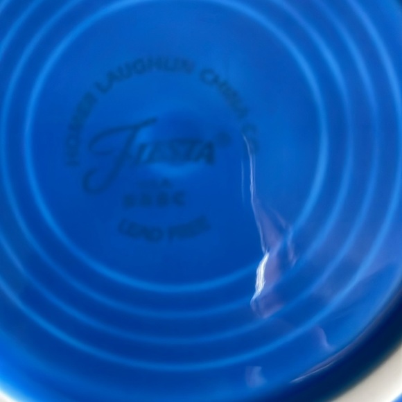 Fiestaware cup and saucer set Lapis - Picture 3 of 5